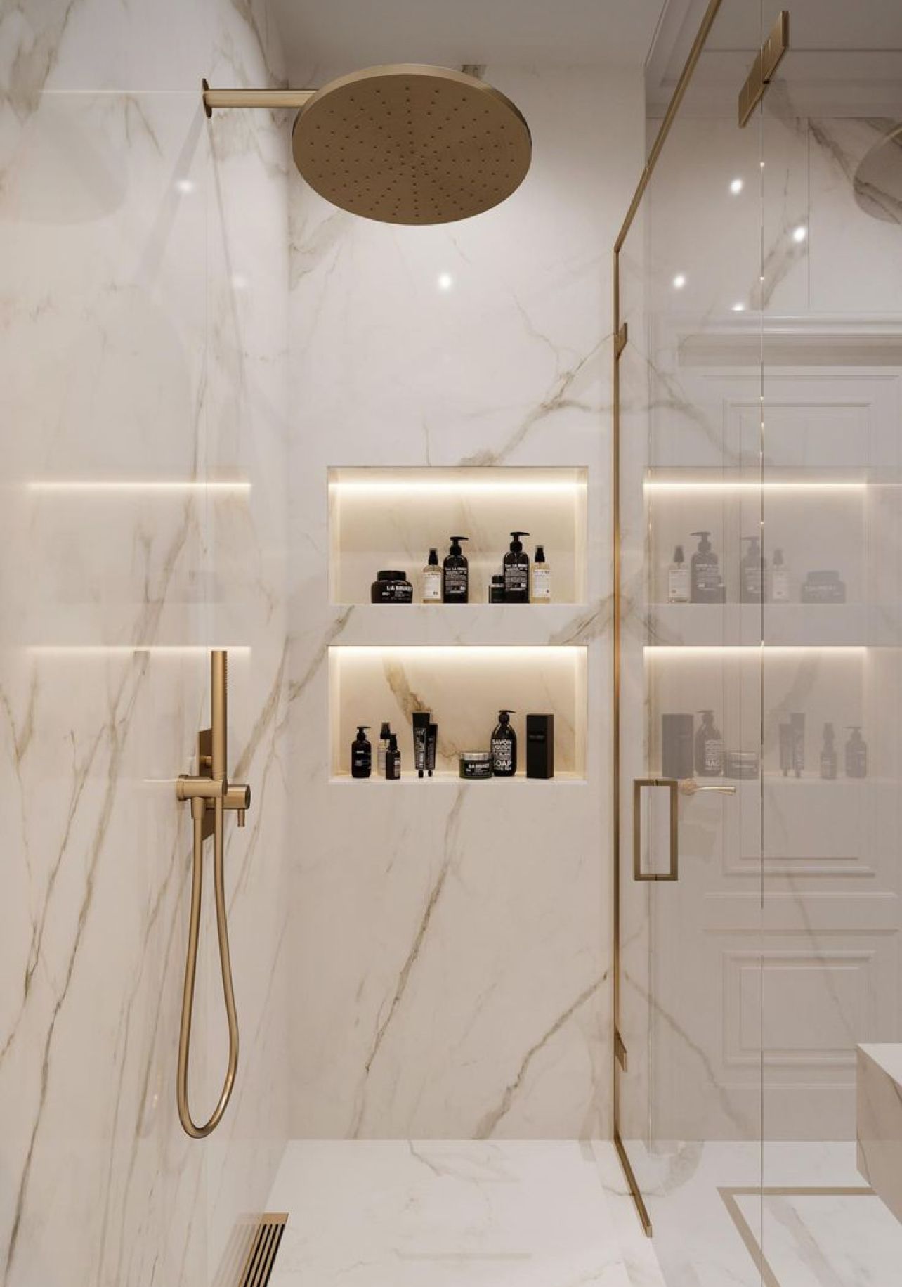 Marble bathroom